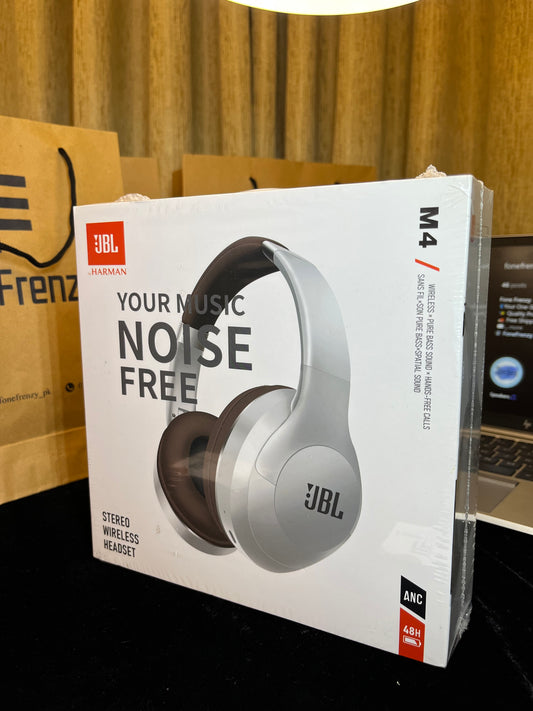 JBL M4 Wireless Stereo Headphones – 48H Battery & ANC